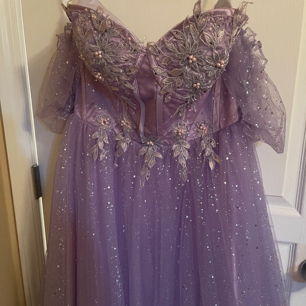 Engerla Lilac ball gown dress size 14